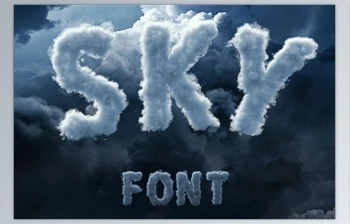 Download <span class='badge badge-warning'>Sky</span> Cloud Font CreativeMarket-717251 (PNG, PSD, PDF)