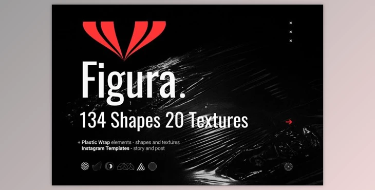 Download Abstract Shapes and Texures (PNG, JPG, PSD, AI, ABR, CSH)