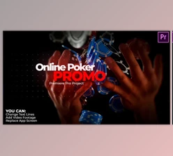 Download Online Poker App Promo & Poker Intro Premiere Pro (Videohive 33975402)