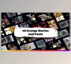 Download 45 Grunge Instagram Stories (Videohive 34003239) - AE Project