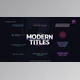 Download Modern Titles (Videohive 30180891)