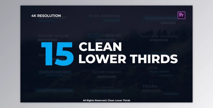 Download Clean Lower Thirds (Videohive 29953354)