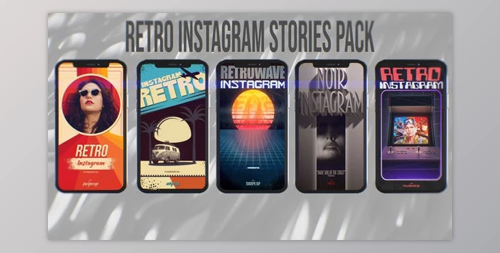 Download Retro Instagram Stories Pack (Videohive 27096332) - AE Project