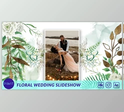 Download Floral & Golden Slideshow (Videohive 33630893) - AE Project