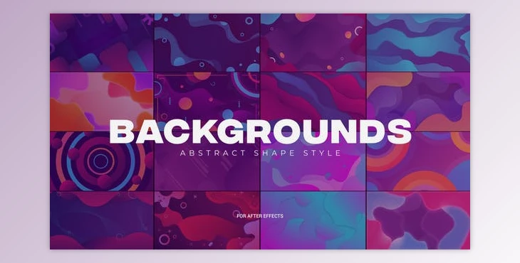 Download Abstract Shapes Backgrounds (Videohive 33756338) - AE Project