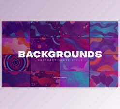Download Abstract Shapes Backgrounds (Videohive 33756338) - AE Project