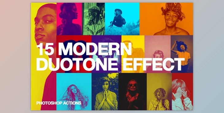 Download 15 Modern Duotone Effect – Action