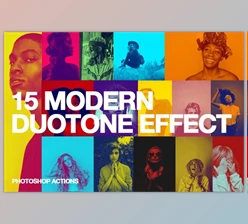 Download 15 Modern Duotone Effect – Action
