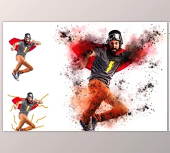 Download 3D Dispersion Photoshop Action (Atn, Abr)