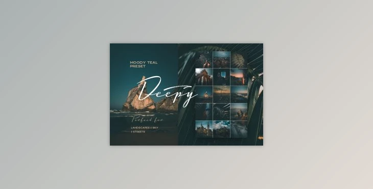 Download Deepy Moody Teal Lightroom preset