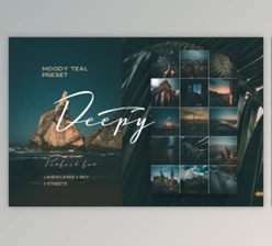 Download Deepy Moody Teal Lightroom preset