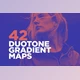 Download 42 Duotone Effect Gradient Maps - CreativeMarket 2017069