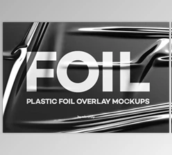 Download Plastic Foil Overlay Mockups CreativeMarket 4944216