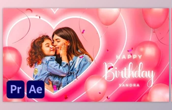 Download <span class='badge badge-warning'>Happy</span> Birthday Sandra (Videohive 33957880)