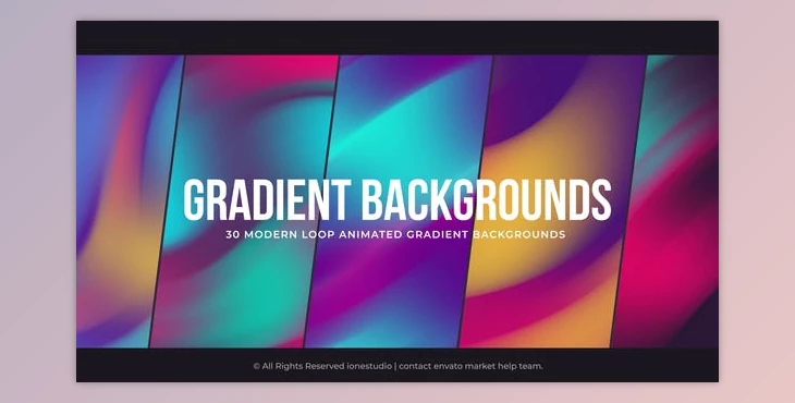 Download Gradient Backgrounds (Videohive 34028250) - AE Project