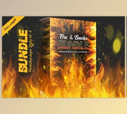 Download Fire & Smoke Bundle PSD Creativemarket 4422579