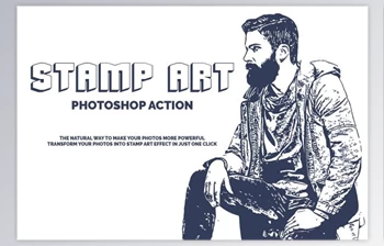 Download <span class='badge badge-warning'>Stamp</span> Art Photoshop Action