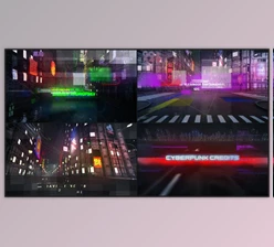 Download Cyberpunk Credits (Videohive 23277001) - AE Project