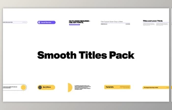 Download Smooth <span class='badge badge-warning'>Titles</span> for Premiere (<span class='badge badge-warning'>Videohive</span> 33878425)