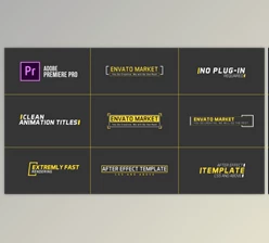 Download 60 Clean Titles | Premiere Pro (Videohive 33871163)