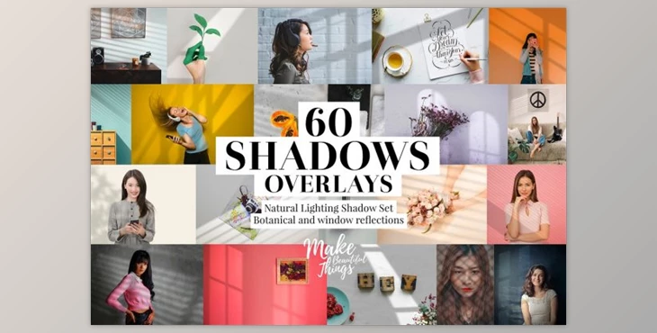 Download Natural shadows overlays set (PNG, PSD)