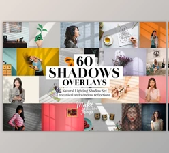 Download Natural shadows overlays set (PNG, PSD)