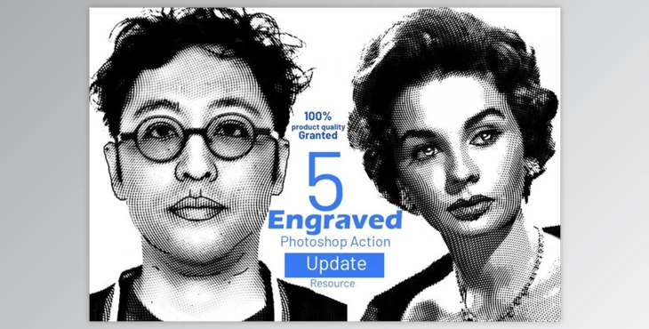 Download Engraved Effect Photoshop Action