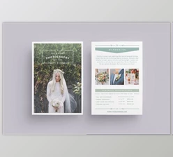 Download WANDERERS Wedding Flyer Price List (PSD, PDF, INDD)