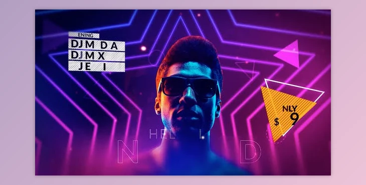 Download Neon Party Promo - Premiere Pro (Videohive 33446172) - PR Project