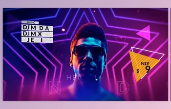 Download Neon Party Promo - Premiere Pro (Videohive <span class='badge badge-warning'>33446172</span>) - PR Project