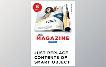 Download <span class='badge badge-warning'>Magazine</span> Mockup (Graphicriver 22043609) - PSD