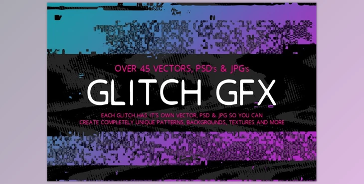 Download Glitch GFX CreativeMarket-1590944 (AI, JPG, PSD)