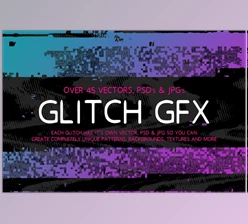 Download Glitch GFX CreativeMarket-1590944 (AI, JPG, PSD)