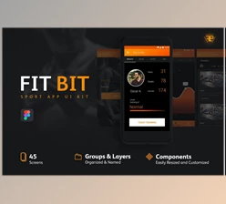 Download FIT BIT Sport UI Kit CreativeMarket-2338428 (ZIP, PNG)