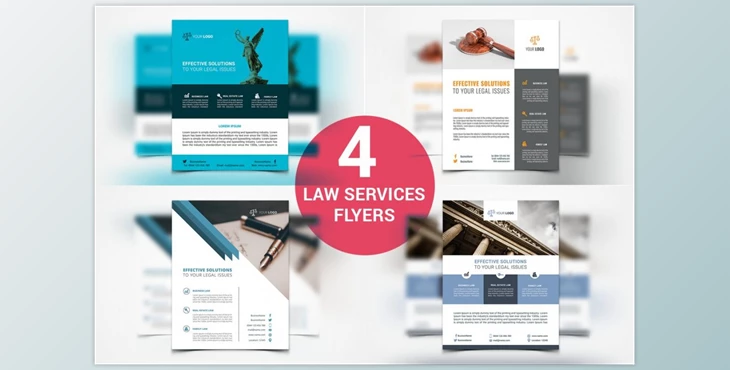 Download 4 Law Firm and Legal Services Flyer CreativeMarket-2339854 (PNG)