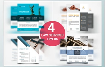 Download <span class='badge badge-warning'>4</span> Law Firm and Legal Services Flyer CreativeMarket-2339854 (PNG)