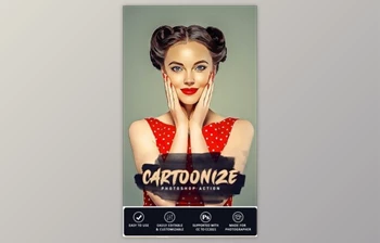 Download Cartoonize <span class='badge badge-warning'>Photoshop</span> Action GraphicRiver-31143079 (ATN)