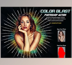 Download Color Blast Photoshop Action CreativeMarket-5991696 (ATN, ABR)