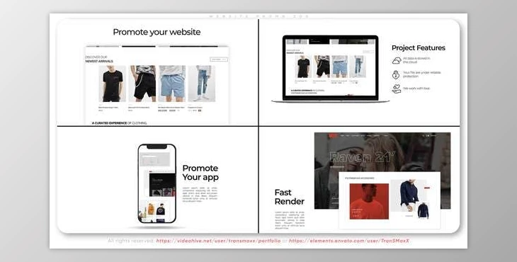 Download Website Promo. Z03 (Videohive 31775549) - AE Project