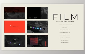 Download <span class='badge badge-warning'>Film</span> Credits And Opener (Videohive 30253381) - AE Project