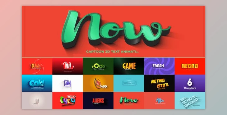 Download 3d Typograpy Scenes (Videohive 30680769) - AE Project