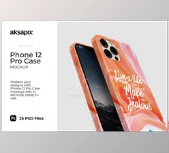 Download Phone 12 Pro Case Mockup GraphicRiver-31805080 (PSD, PNG)