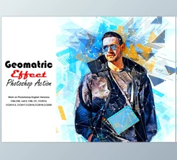 Download Geometric Effect Photoshop Action CreativeMarket-5184654 (ATN, PAT, PDF, ABR)
