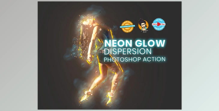 Download Neon Glow Dispersion CreativeMarket-5980603 (ASL, ATN, ABR)