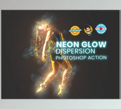 Download Neon Glow Dispersion CreativeMarket-5980603 (ASL, ATN, ABR)