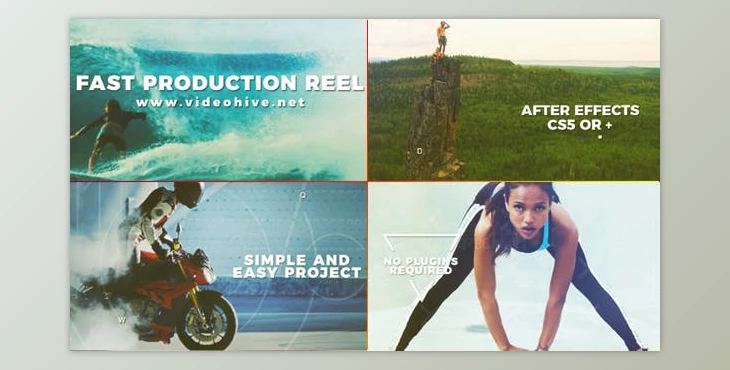 Download Fast Production Reel (Videohive 20828160) - AE Project