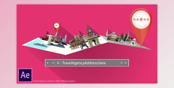 Download Travel Agency Advert (Videohive 7603381) - AE Project