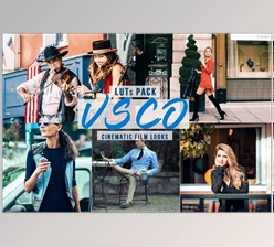 Download VSCO Cinematic LUTs Pack CreativeMarket-5750868 (cube)