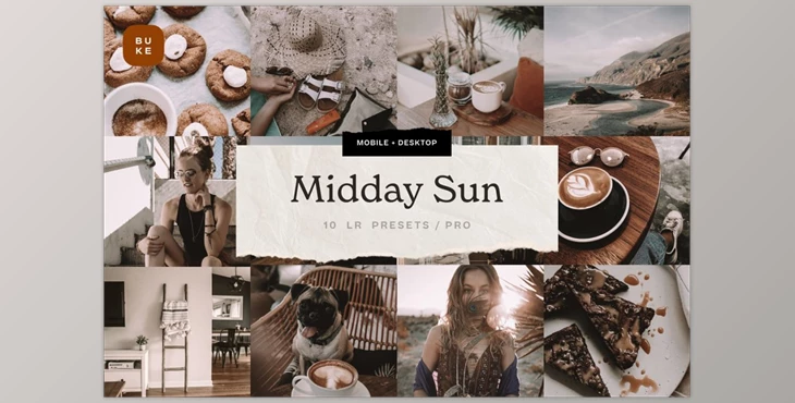 Download Midday Sun – 10 Lightroom Presets CreativeMarket-6046474 (XMP, LRTEMPLATE, DNG)