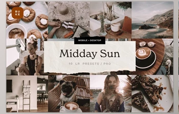 Download Midday <span class='badge badge-warning'>Sun</span> – 10 Lightroom Presets CreativeMarket-6046474 (XMP, LRTEMPLATE, DNG)